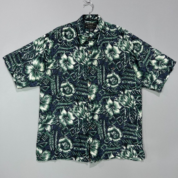 [M] Silk Traders 실크 100% 빈티지 하와이안셔츠 0141 남자셔츠 반팔셔츠 빈티지셔츠
