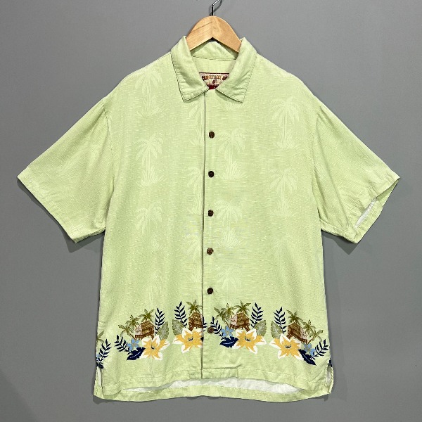 [S] CARIBBEAN JOE 빈티지 하와이안 셔츠 1760 남자셔츠 반팔셔츠 빈티지셔츠