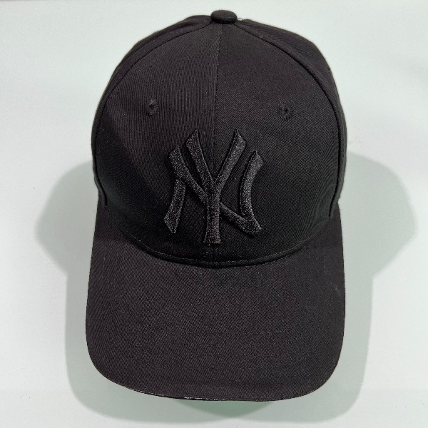 MLB 뉴욕양키스 올블랙 볼캡 모자 2253