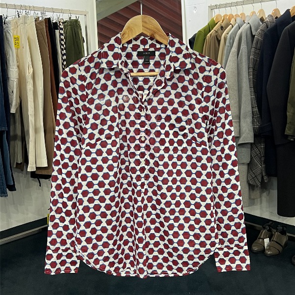 [우먼스] [2] J.CREW 제이크루 패턴 셔츠 7919 여자셔츠